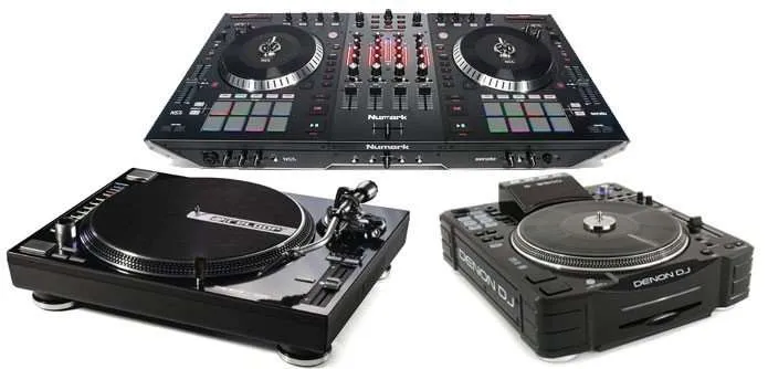 The Numark NS7ii, Denon SC3900, and Reloop RP-8000