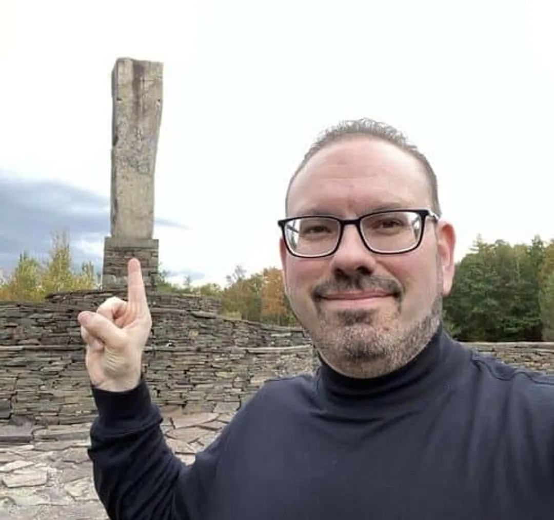 A wedding at Opus 40