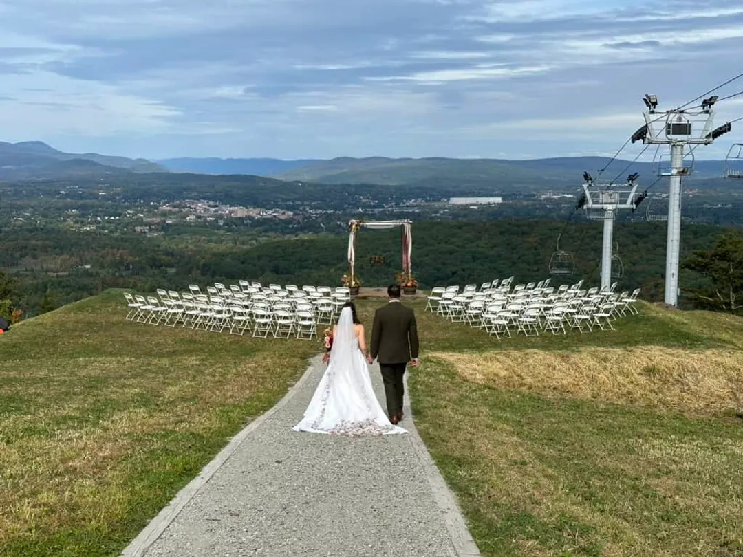 A wedding at Bousquet Mountain Ski Area